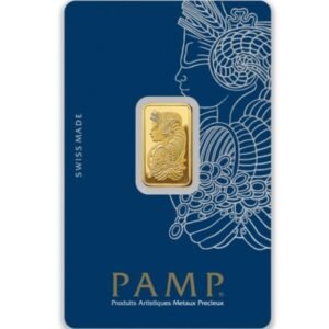 PAMP 5 GRAM GOLD BAR - Lady Fortuna